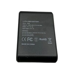 Petrel KR60 Li Polymer Battery 6000mAh 3.7V 18.5Wh Rechargeable Power Bank